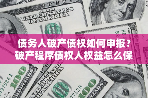 北京债务人破产债权如何申报？破产程序债权人权益怎么保障？
