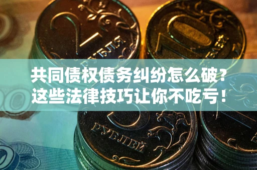 北京共同债权债务纠纷怎么破？这些法律技巧让你不吃亏！