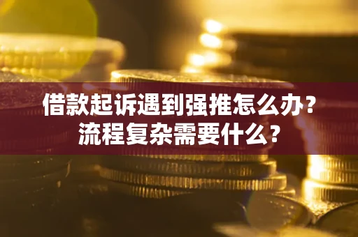 北京借款起诉遇到强推怎么办？流程复杂需要什么？
