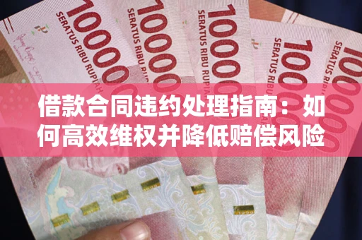 北京借款合同违约处理指南：如何高效维权并降低赔偿风险？