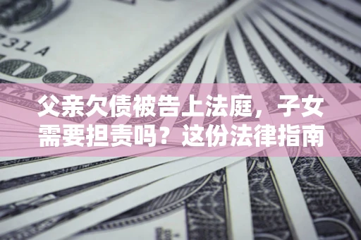 北京父亲欠债被告上法庭，子女需要担责吗？这份法律指南必须看完