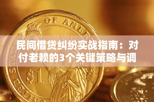 北京民间借贷纠纷实战指南：对付老赖的3个关键策略与调解盲区解析