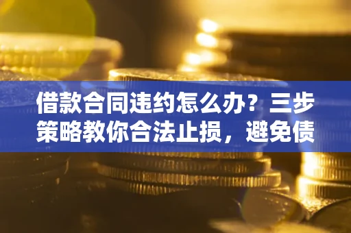 北京借款合同违约怎么办？三步策略教你合法止损，避免债务危机升级